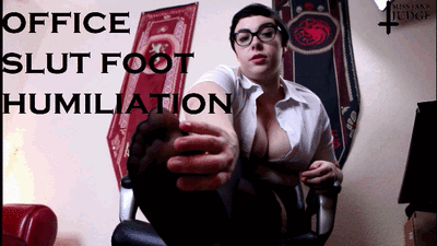 21861 - Office Slut Foot Humiliation
